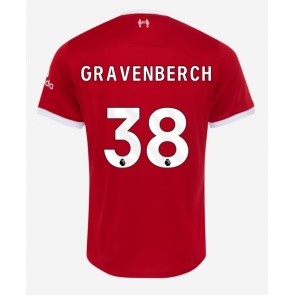 Liverpool Ryan Gravenberch #38 Replika Hjemmebanetrøje 2023-24 Kortærmet